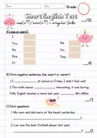 Vorschau - Arbeitsblätter - was (n't) / were (n't) + irregular verbs LEISTUNGSNACHWEIS - Seite 3