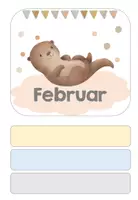 Vorschau - Bildkarten - Otterklasse Geburtstagskalender - Seite 3