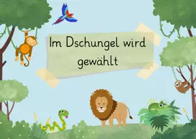 Vorschau - Präsentationen/Tafelbilder - "Im Dschungel wird gewählt" - Reflexions- und Gesprächsimpulse - Seite 3