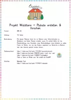 Vorschau - Arbeitsblätter - Waldtiere: Projekt Plakate erstellen (Recherche) - Sachunterricht - Kl. 2/3 - Seite 1