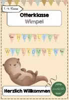Vorschau - Bildkarten - Otterklasse Wimpel "Herzlich Willkommen" - Deckblatt