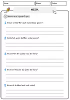 Vorschau - Arbeitsblätter - Mbira Musik Lesetext mit Richtig Falsch Multiple Choice und Offenen Fragen - Seite 3