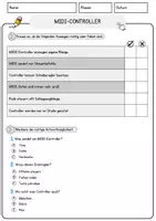 Vorschau - MIDI-Controller Musik Lesetext mit Richtig Falsch Multiple Choice und Offenen Fragen - Seite 2