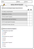 Vorschau - Arbeitsblätter - Modularsynthesizer Musik Lesetext mit Richtig Falsch Multiple Choice und Offenen Fragen - Seite 2