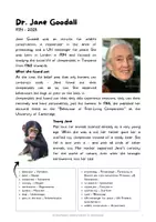 Vorschau - Arbeitsblätter - Dr. Jane Goodall · Lesetext Englisch mit Quiz (A2/B1) - Seite 2