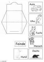 Vorschau - Arbeitsblätter - Feinde des Igels - Bilder für Lapbook oder Hefteintrag - Seite 3