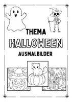 Vorschau - Mal- und Bastelvorlagen - Halloween Ausmalbilder - Deckblatt
