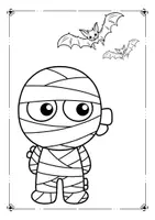 Vorschau - Mal- und Bastelvorlagen - Halloween Ausmalbilder - Seite 3