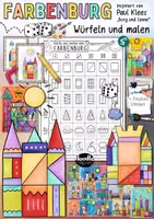 Vorschau - Arbeitsblätter - Würfle und Male / Zeichne! - Paket (Pop-Art, Muster & Kunst) - Seite 1