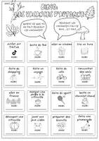 Vorschau - Arbeitsblätter - Bingo - les vacances d'automne - Seite 1