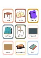 Vista previa - Juegos / Gamificación - Targetes: Vocabulari de Materials De l'Aula - página 1