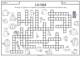 Vorschau - Arbeitsblätter - “La ropa” - Spiele & Rätsel zum Thema Kleidung - Seite 2