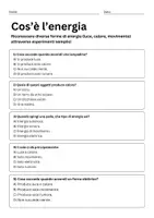 anteprima - Quiz - Quiz riconoscere i diversi tipi di energia - Pagina 1