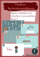 Vorschau - Präsentationen/Tafelbilder - Tafelbilder_ABC_Grundschrift_wachsendes Materialpaket - Seite 1