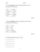 Vorschau - Test - Niveau A1 - Französisch-Klassenarbeit - Seite 1