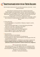 Vorschau - Arbeitsblätter - Raketenaufgaben rund um das Thema Balladen - Deckblatt