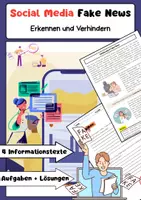 Vorschau - Arbeitsblätter - Social Media Fake News: Erkennen und Verhindern - Deckblatt