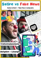 Vorschau - Arbeitsblätter - Satire vs. Fake News: Unterschiede & Beispiele - Deckblatt