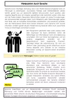 Vorschau - Arbeitsblätter - Manipulation durch Sprache: Wie Sprache uns in den Medien manipuliert - Seite 1