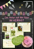 Vorschau - Stationenlernen - Heimische Pflanzen im Herbst - Kartei für Lese- und Sachunterricht - Deckblatt