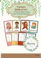 Vorschau - Merkblätter - Verben Bildkarten DaZ/DaF - Deckblatt