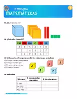 Vista previa - Unidades / Secuencias / Situaciones de Aprendizaje - 4P MATEMATICAS T1 - COMPARO, REDONDEO Y NUMEROS ROMANOS - Portada
