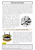 Vorschau - Arbeitsblätter - Islamische Propheten: Muhammad, Abraham, Mose, Jesus - Seite 1