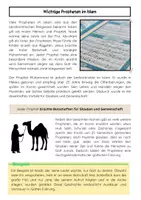Vorschau - Arbeitsblätter - Islamische Propheten: Muhammad, Abraham, Mose, Jesus - Seite 2