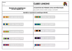 Aperçu - Feuilles d'exercices - fiche de suivi suites organisées à poursuivre - Page de couverture