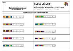 Aperçu - Feuilles d'exercices - fiche de suivi suites organisées à poursuivre - Page 1