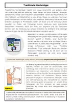 Vorschau - Arbeitsblätter - Werbeträger im Vergleich: Traditionelle und Digitale Werbung - Seite 1