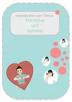 Vorschau - Arbeitsblätter - Identität und Hörstatus - DGS / Hörgeschädigtenkunde - Deckblatt