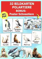 Vorschau - Arbeitsblätter - Das große Tier-Materialpaket: Über 400 Bildkarten & Poster für Unterricht und Förderung - Seite 1