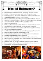 Vorschau - Stundenentwürfe - Leseverständnis: Lesetext mit Fragen Halloween (inkl. Lösungen) - Seite 3