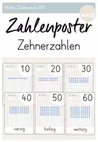 Vorschau - Fördermaterial/Inklusion - Zahlenposter: Zehnerzahlen bis 100 - Deckblatt