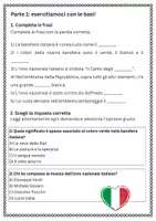 anteprima - Esercizi - Comprendere i simboli della Repubblica (bandiera, inno, emblema) - Pagina 1