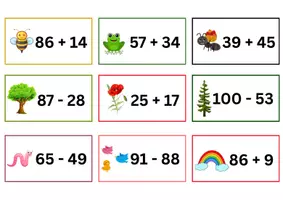 Náhľad - Two-Digit Addition and Subtraction within 100 - strana 3
