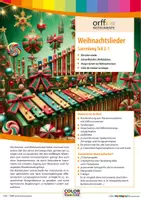 Vorschau - Stundenentwürfe - 4 Weihnachtslieder für Orffinstrumente (Alle Jahre wieder - Schneeflöckchen, Weißröckchen - Morgen kommt der Weihnachtsmann - Süßer die Glocken nie klingen) - Deckblatt