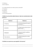 anteprima - Compiti in classe/Test - Esame: Distinguere le principali età storiche preistoria, antichità, medioevo, età moderna, età contemporanea - Pagina 2