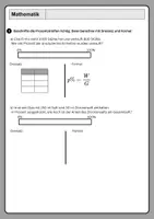 Vorschau - Arbeitsblätter - Prozentsatz (p%) mit Dreisatz und Formel berechnen (Prozentstreifen als Visualisierungshilfe - Deckblatt