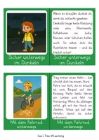 Vorschau - Arbeitsblätter - Verkehrserziehung - Lernkarten Verkehrssituationen 3. und 4.Klasse - Seite 3