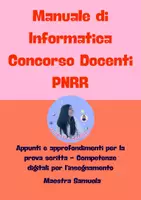 anteprima - Programmi scolastici / Materiali per docenti - Manuale di Informatica – Concorso Docenti PNRR - Pagina di copertina