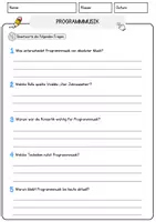 Vorschau - Arbeitsblätter - Programmmusik Musik Lesetext mit Richtig Falsch Multiple Choice und Offenen Fragen - Seite 3