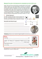 Vorschau - Arbeitsblätter - OnlineVideo - Elektromagnetismus 1 - Magnetfeld von Leitern (Arbeitsblatt) - Deckblatt