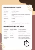 Vorschau - Arbeitsblätter - Lesegeschwindigkeit/Niveau - Beginn Gymnasium überprüfen - Seite 2