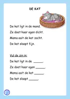 Voorbeeld - Begrijpend lezen met invulzinnen (groep 3) - Pagina 3