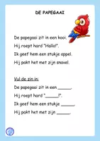 Voorbeeld - Begrijpend lezen met invulzinnen (groep 4) - Pagina 3