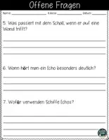 Vorschau - Arbeitsblätter - Echo-Phänomen – Leseverständnis Arbeitsblätter mit Lösungen - Seite 3
