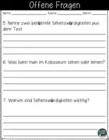Vorschau - Arbeitsblätter - Berühmte Sehenswürdigkeiten kennenlernen Lesetext mit Fragen & Lösungen - Seite 3