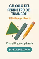anteprima - Esercizi - Calcolo del perimetro dei triangoli: Attività e problemi - Pagina di copertina
